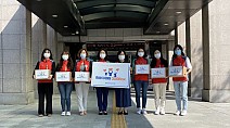 충청남도청소년진흥원, 집중호우와 코로나19로 어려운 지역사회를 위한 희망꾸러미 