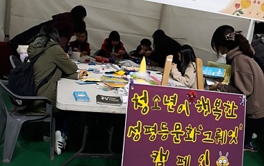 2017.11.18. 홍성군청소년수련관 어울림마당 부스 및 성평등문화캠페인 